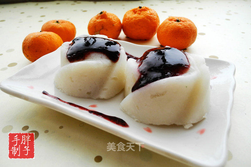 家庭版蓝莓山药泥，营养美味，轻松入门的甜品制作