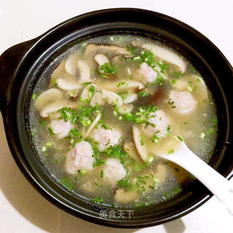 猪腰肉圆子汤的做法