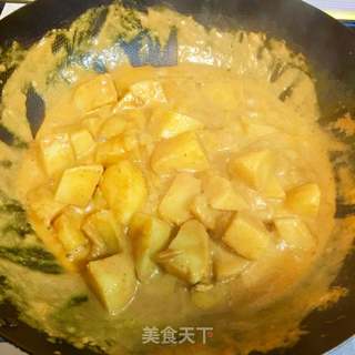咖喱土豆米粉汤的做法