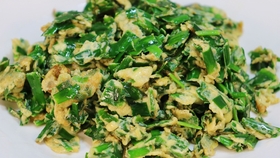 韭菜炒鸡蛋，家常美味，营养满分