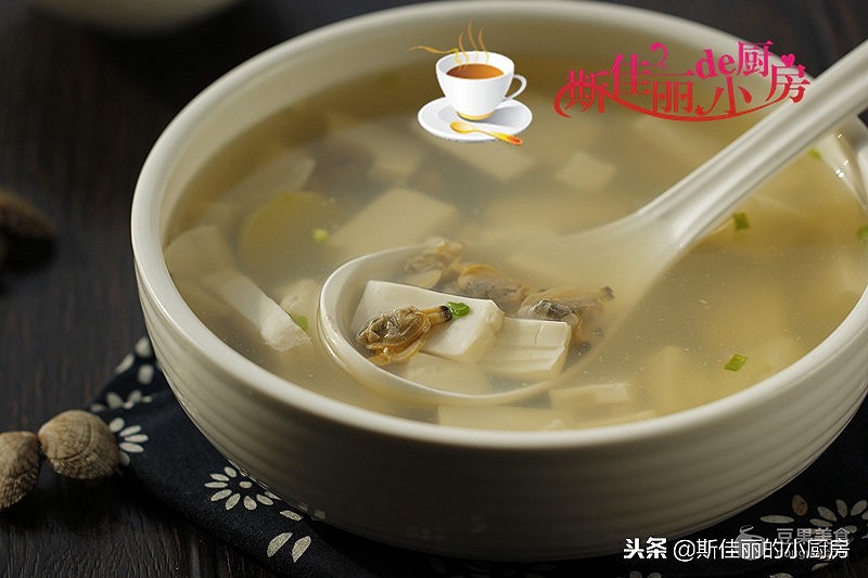 正宗蛤肉豆腐，鲜美口感与营养价值的完美融合