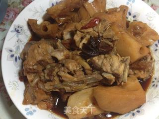 四川排骨焖藕的做法