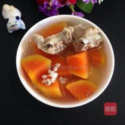 乌梅木瓜汤排骨的做法