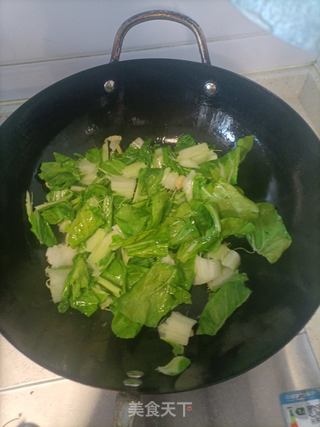 炒毛白菜的做法