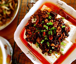 生豆腐蘸肉酱的做法视频