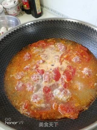 西红柿肉圆汤的正宗做法