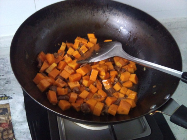南瓜青豆豆腐的做法