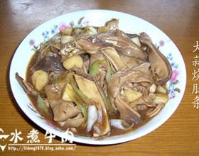 大蒜肚条的做法大全