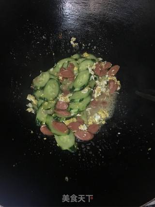 鸡蛋炒青瓜餐厅做法