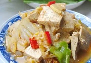 煎豆腐白菜馅饼的做法