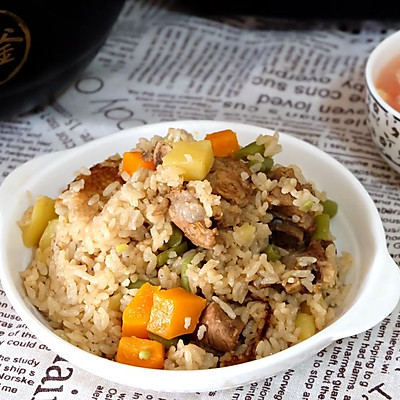 豆角排骨盒饭的做法视频