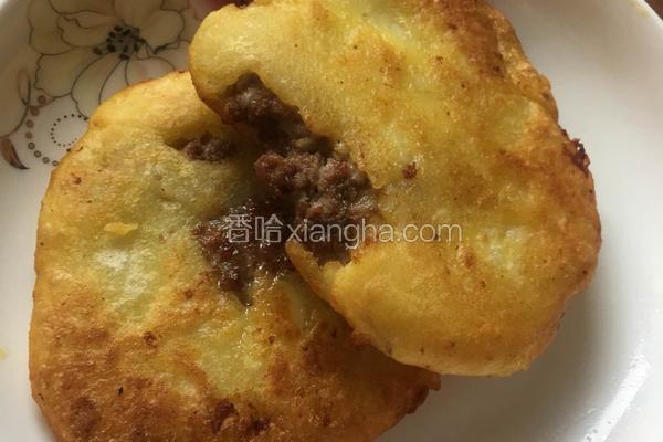 家常土豆肉饼的做法