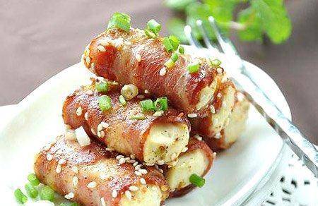 黑椒牛肉豆腐卷的做法