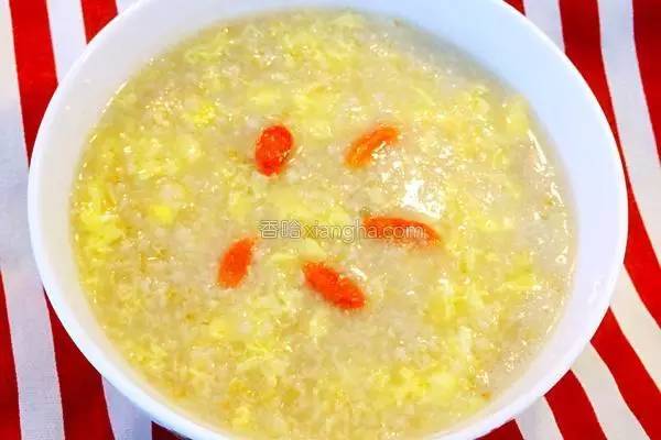 鸡蛋燕麦蔬菜粥做法