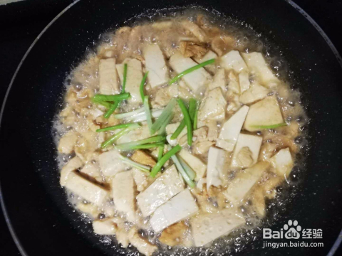 鸡肉沫烧豆腐的做法