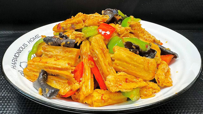 鲜腐竹焖鸡蛋做法
