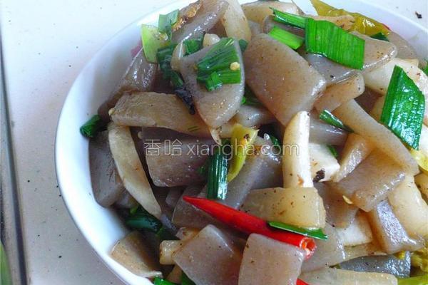 魔芋豆腐的家常做法江西