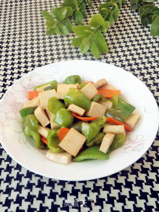 青椒豆腐榨菜的做法视频