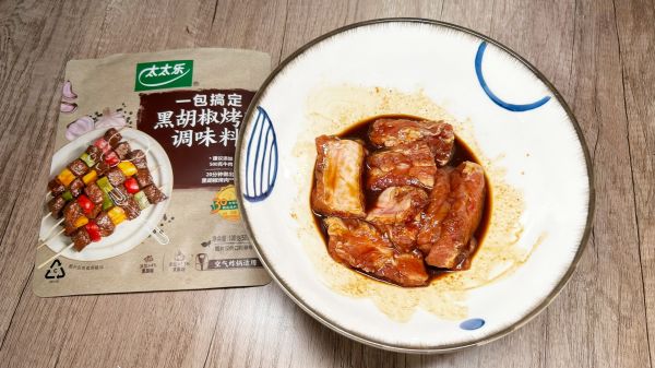 碳烤排骨水果的做法