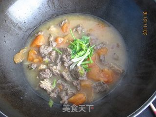 西红柿炖羊肉，暖身滋补的美味佳肴