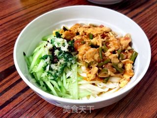凉面鸡蛋面的家常做法