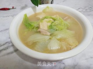 肘子汤炖白菜的做法