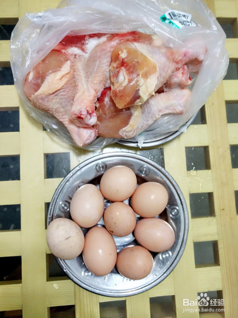 鸡腿裹鸡蛋做法视频