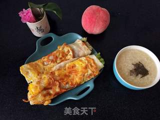 香气四溢的奶香手抓饼，家常美食的全新体验