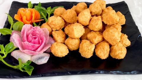 家常美味，煮豆腐菜丸子，营养又美味
