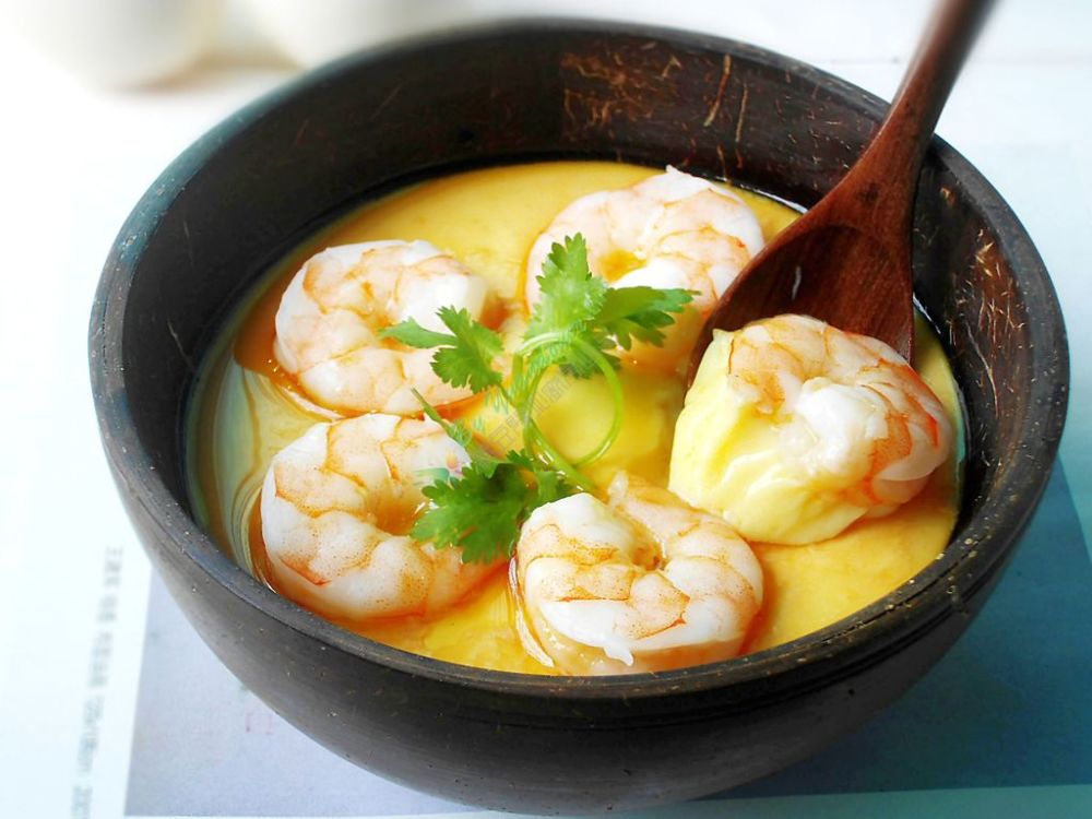 虾仁蒸蛋豆腐，鲜美口感与营养满分的美味佳肴