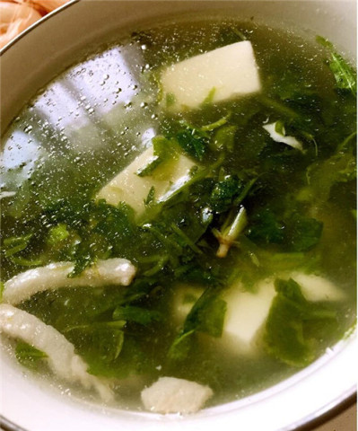 滋养身心，平菇芥菜豆腐汤的制作与功效解析