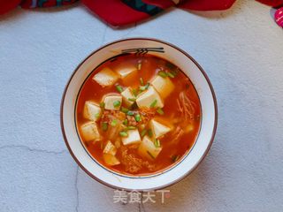 豆腐番茄煲汤，温暖心灵的美味佳肴