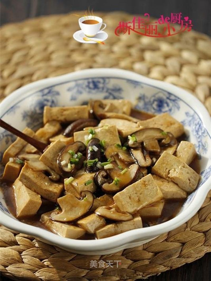 蚝油豆腐香菇的做法
