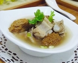 参片排骨汤的做法
