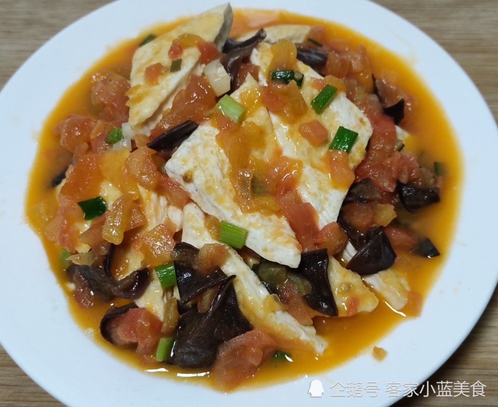 豆腐配肉炒菜的做法