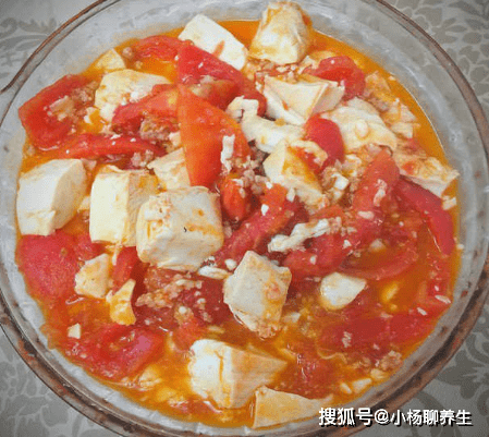 番茄豆腐鸡蛋花，营养美味的三色料理