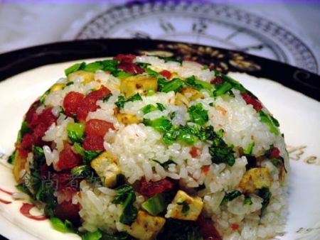 家常美食揭秘，芥菜饭的美味与营养之道