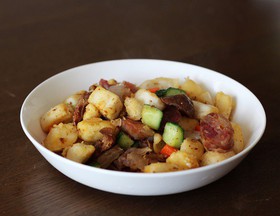 馒头炒香肠鸡蛋做法