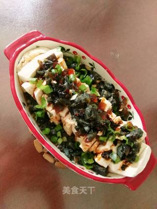 砂锅皮蛋豆腐，家常美味，营养健康一步到位