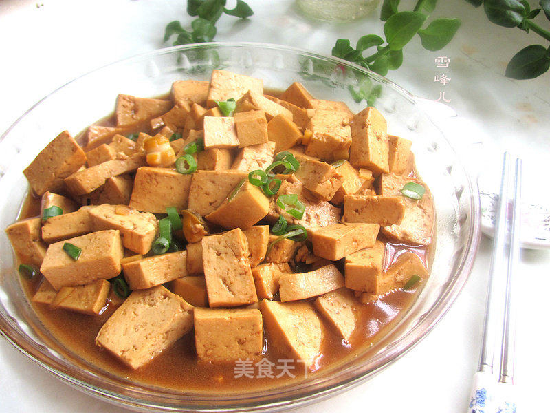 蚝油大豆腐，家常美味，营养满分，轻松入门做法解析