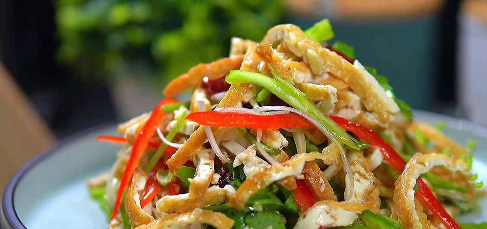 辣子拌豆腐丝的做法