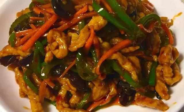 食堂鱼香肉片的做法