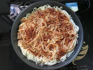 鸡蛋肉酱面正宗做法