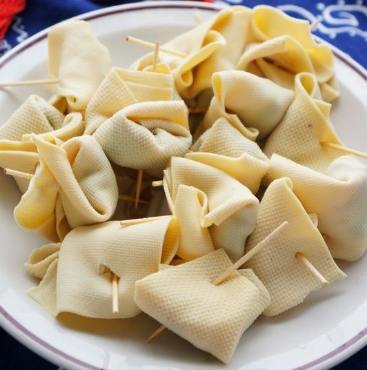 豆腐皮汤包的做法