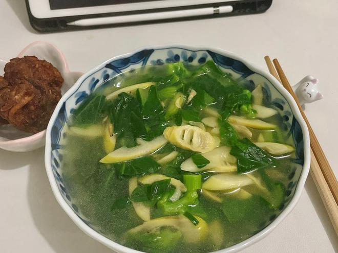 菜笋汤的做法