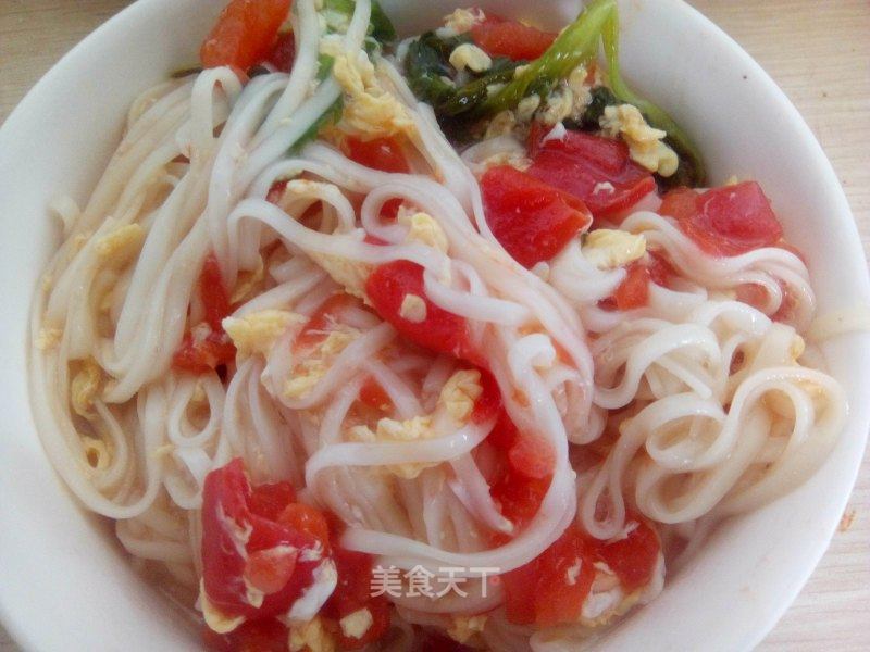 月子餐鸡蛋番茄面的做法