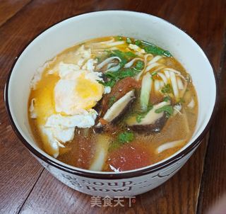 月子餐鸡蛋番茄面的做法