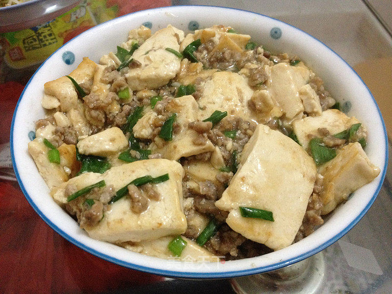红烧豆腐泡烧肉，家常美味，营养满分
