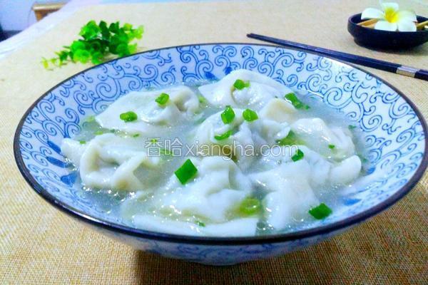 波菜肉馄饨的做法大全