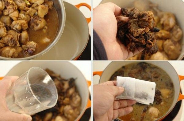 磨菇鸡腿汤的做法